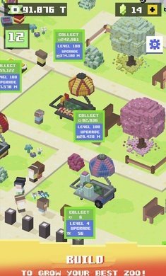 Blocky Zoo Tycoon - Idle Game（像素动物园大亨）