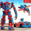 Flying Horse Car Robot Transform Space Robot Game