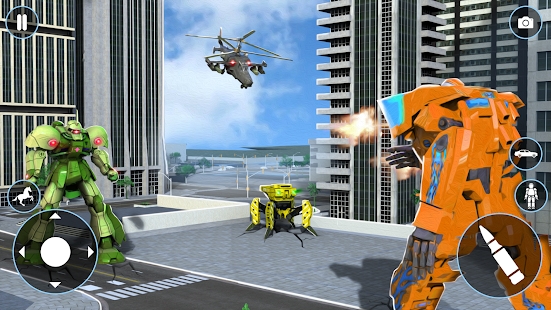 Flying Horse Car Robot Transform Space Robot Game
