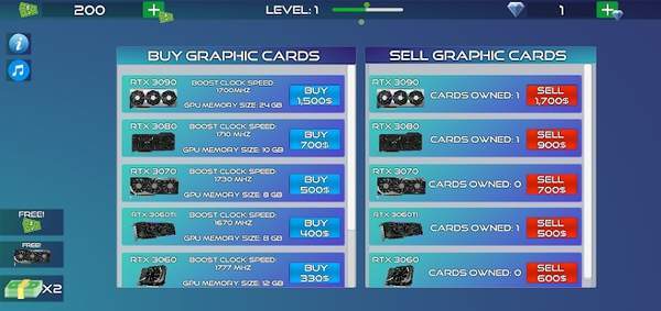Graphic Cards Tycoon（显卡大亨）