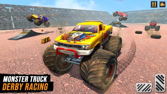 Real Monster Truck Demolition Derby Crash Stunts