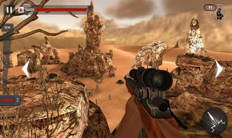mountain sniper shooting 3d（孤独的狙击手）