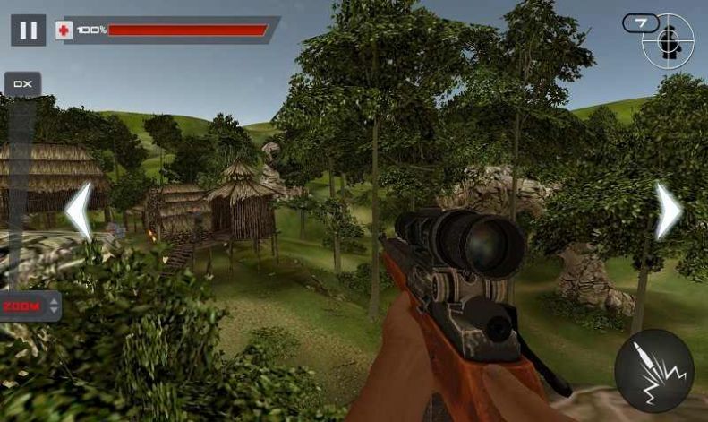 mountain sniper shooting 3d（孤独的狙击手）