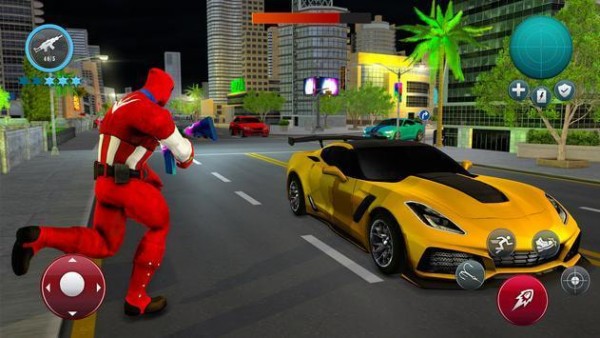 Spider Robot Rope Hero Miami City Gangster