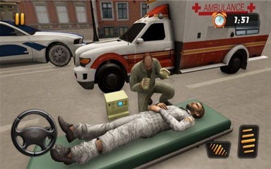 Emergency Drive Jobs: City Hero EMS Game