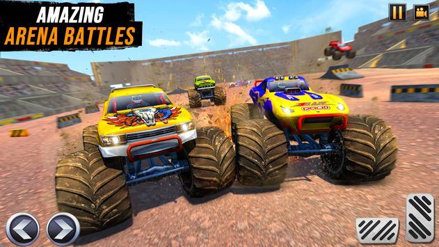 Real Monster Truck Demolition Derby Crash Stunts