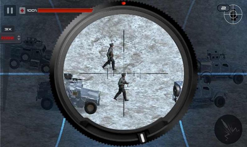 mountain sniper shooting 3d（孤独的狙击手）