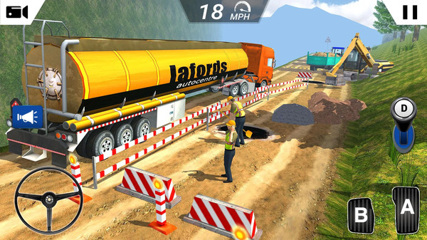 Oil Tanker Transport Offroad Truck Driver（大型油轮车驾驶）