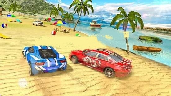 Water Impossible Car Race（水上冲浪车）