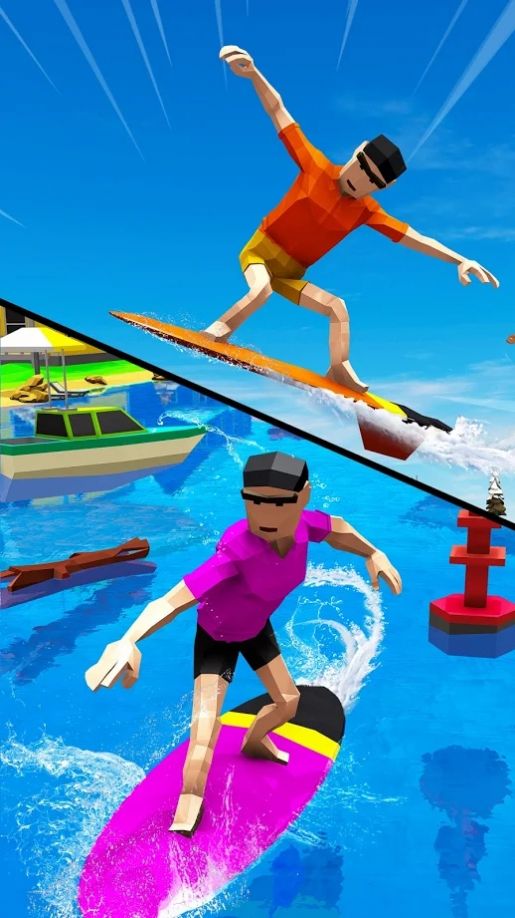 One Tap Surfer（疯狂河冲浪者3d）