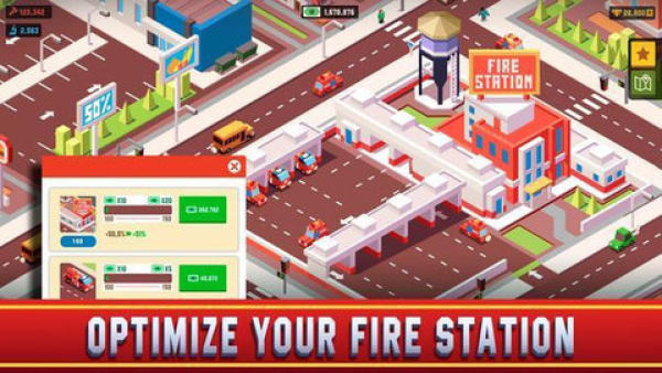 Idle Firefighter Empire Tycoon（放置消防员）
