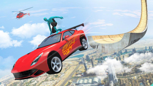 Ramp Car GT Racing New Car Stunts Games（超级英雄超级坡道）