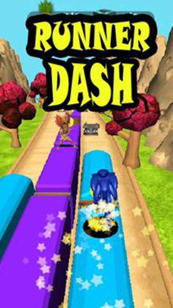 Blue Fast Hedgehog : Runner Jungle Adventure