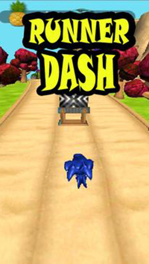 Blue Fast Hedgehog : Runner Jungle Adventure