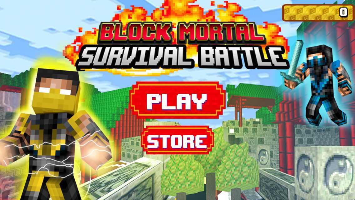 Block Mortal Survival Battle（我的世界机器大战）