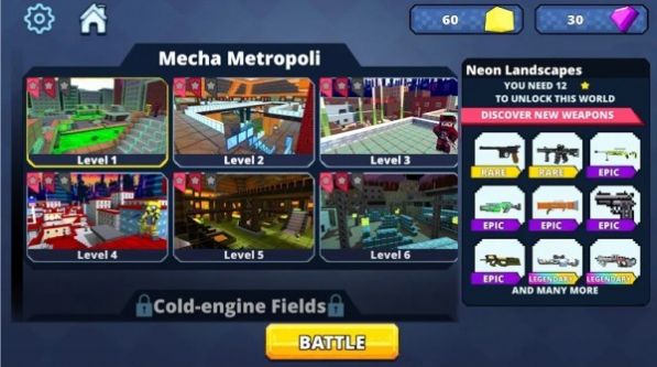 Block Soldier Survival Games（像素机器人大乱斗）