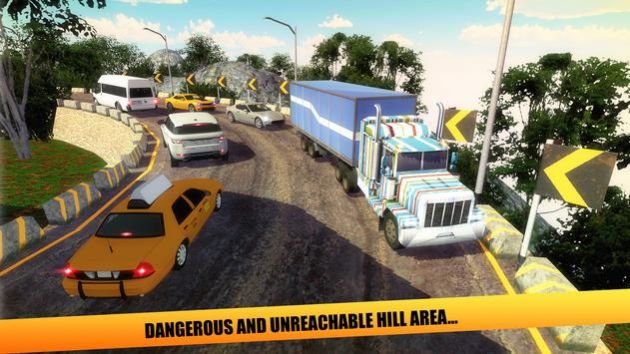 American Truck Cargo Delivery Parking Simulator