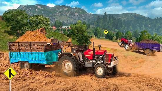 FarmingTractorTrolleyCargoTransportSim2021（农用拖拉机）