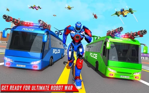 Police Bus Robot 2020（警察巴士驾驶员）