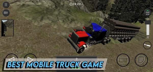 Truck Game Transport Wood（卡车货物接送）