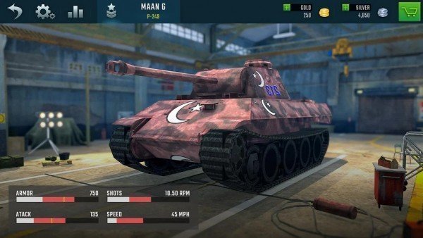 Tank Battleship（可怕的坦克战争3d）