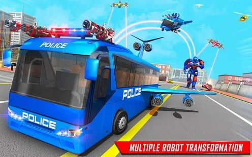 Police Bus Robot 2020（警察巴士驾驶员）