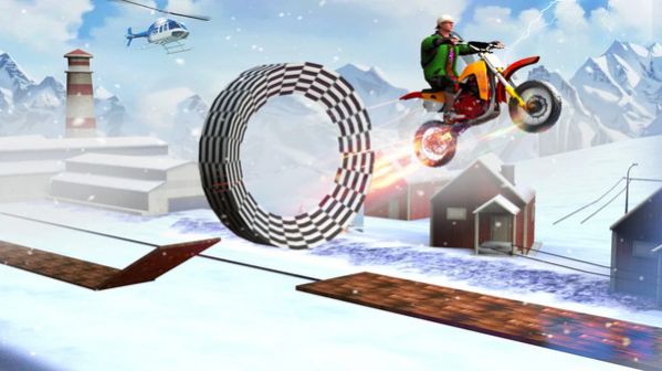 Bike Sky Stunt（指尖摩托车特技大赛）