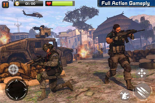 Real Commando Secret Mission（战斗任务黑色狙击兵）