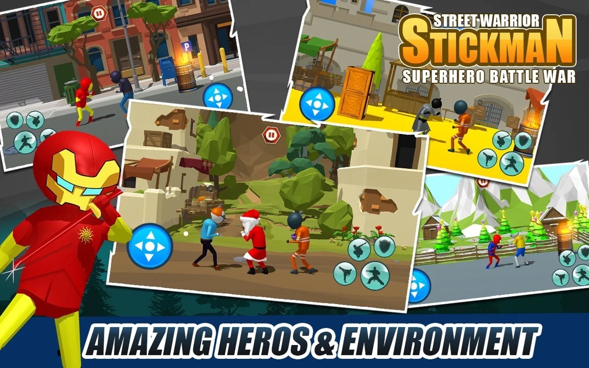 Stickman Street Supreme Warriors（火柴人城市战斗）