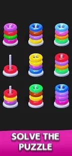 Color Hoop Sort 3D