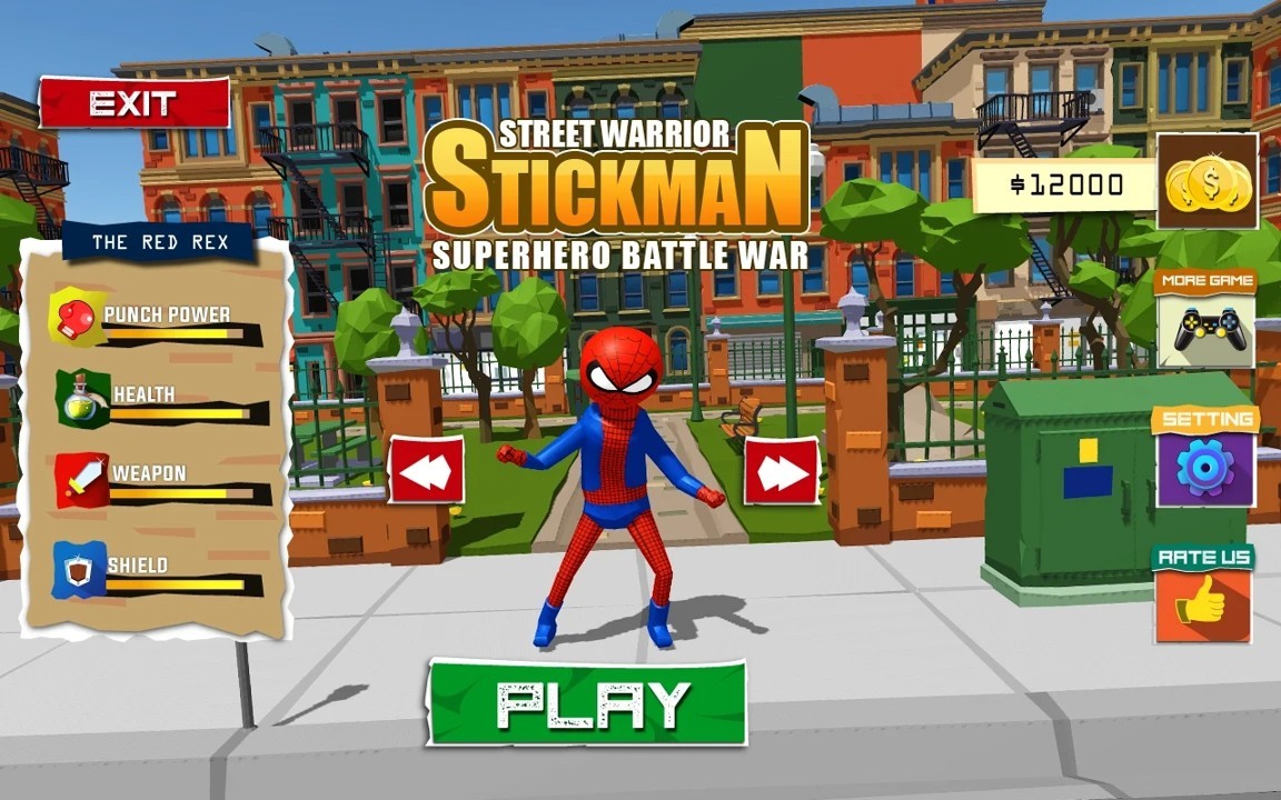 Stickman Street Supreme Warriors（火柴人城市战斗）