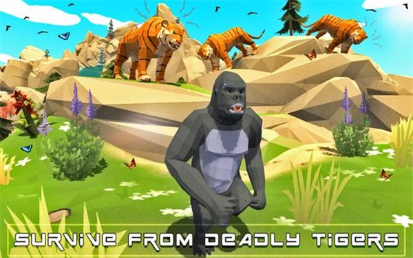 Wild Gorilla Family Simulator（野生大猩猩家庭）