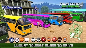 Tourist Coach Bus Highway Drivin（旅游客车巴士公路驾驶）