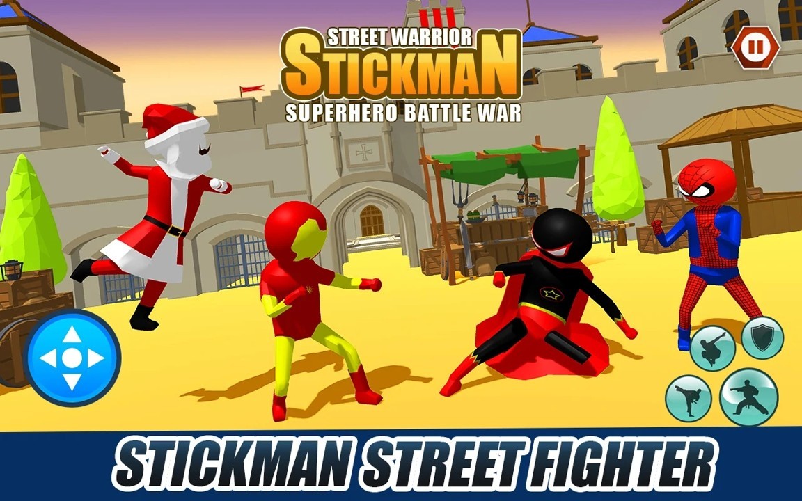 Stickman Street Supreme Warriors（火柴人城市战斗）