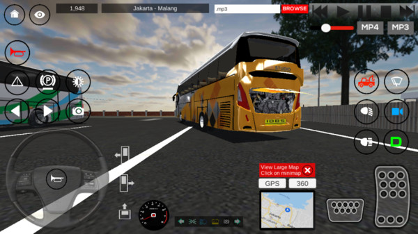 Tourist Coach Bus Highway Drivin（逼真的旅游巴士）