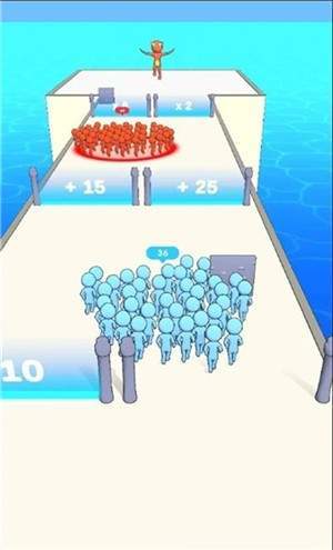 Crowds Run（火柴人大部队冲锋）