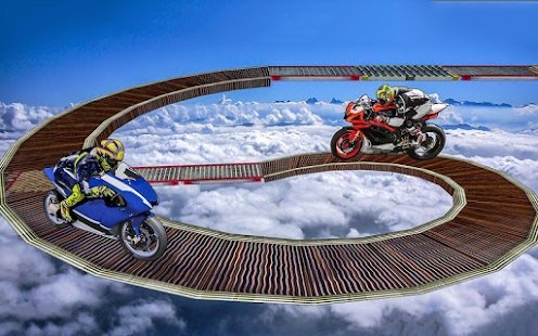 Bike Sky Stunt（摩托车空中跳跃）