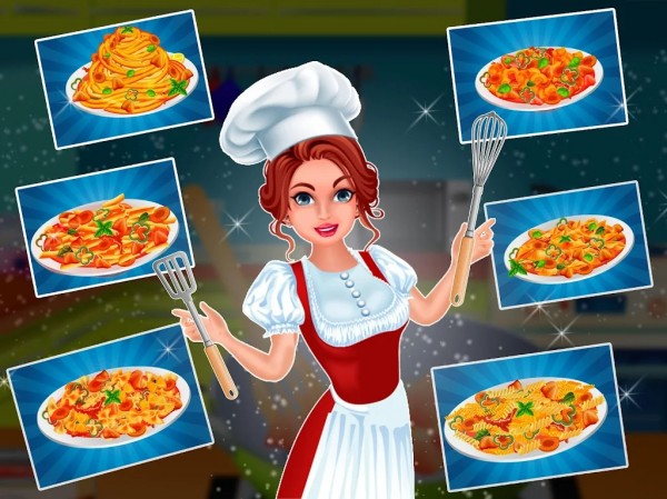 Make Pasta In Cooking Kitchen（在厨房做意大利面食品）