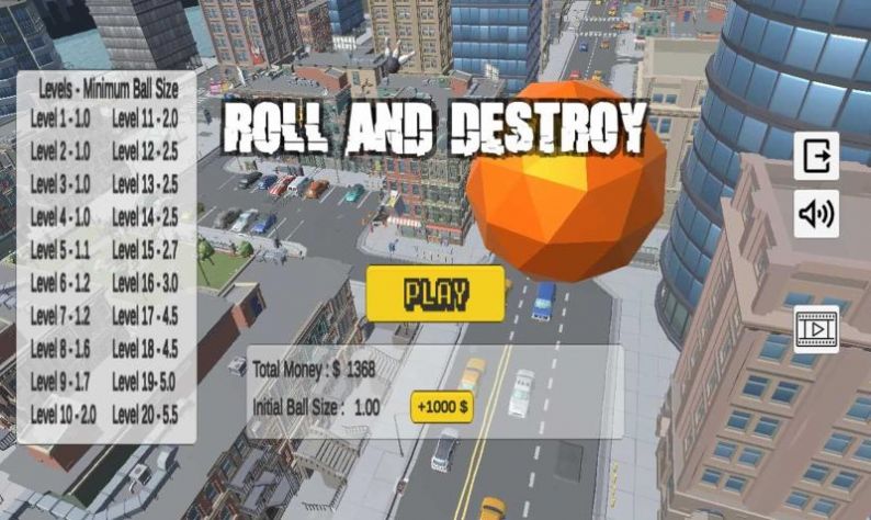Roll and Destroy（滚动和破坏）
