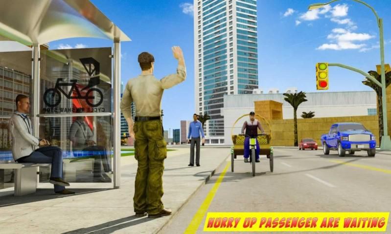 bmxbicycletaxidrivingcitypassengersimulator