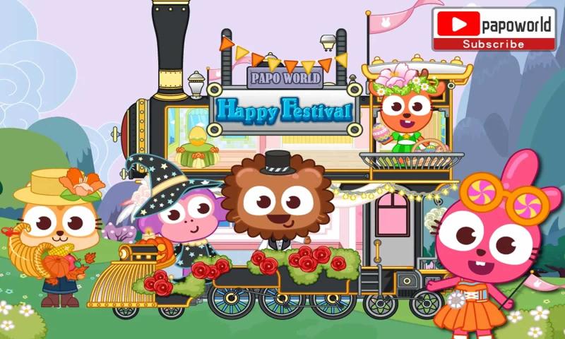 papotownhappyfestival（泡泡小镇节日屋）