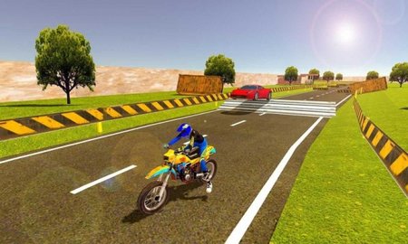 sportscarvsmotobikeriding（摩托车对决赛车）