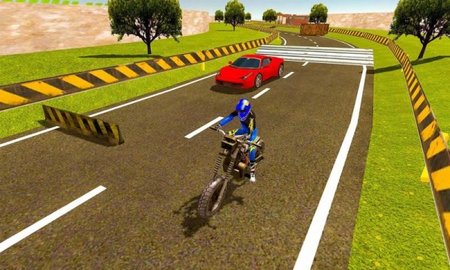 sportscarvsmotobikeriding（摩托车对决赛车）