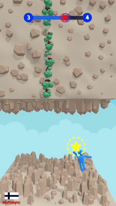 Super Sticky Climber(超粘性攀岩赛)