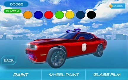 American Dodge Police Car Game