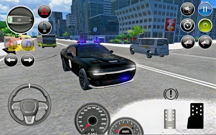 American Dodge Police Car Game