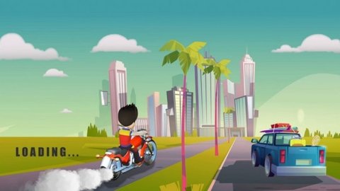 Racing Hero Patrol Rider: Endless Highway Rider