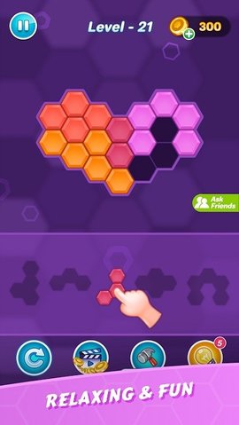 Hexa Guru(六边形拼图大师)