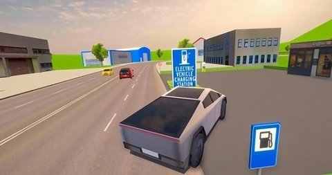 electriccarsimulatortesladriving(电动汽车驾驶模拟)