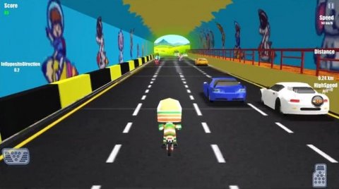 Racing Hero Patrol Rider: Endless Highway Rider